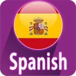 spanish courses android application logo